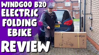 Windgoo B20 Review Electric Folding bike  Unboxing Windgoo Ebike Test Ride [upl. by Niall]