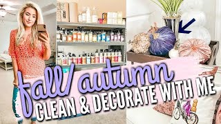 👻FALL HALLOWEEN ULTIMATE CLEAN AND DECORATE WITH ME 2019  CLEANING MOTIVATION  Love Meg 20 [upl. by Myke]