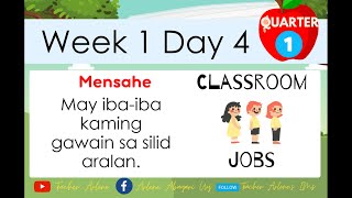 Matatag Kinder Week 1 Day 4 Quarter 1 [upl. by Birmingham]