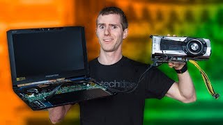 Put a Desktop GPU in a LAPTOP… The CHEAP WAY [upl. by Notsej]