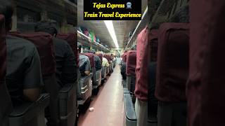 Tejas Express Food and Travel Experience tejasexpress railway youtubeshorts review [upl. by Coh]