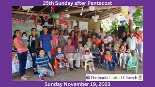 NOVEMBER 19 2023  25th Sunday after Pentecost [upl. by Attej]