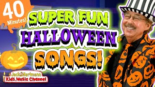 Super FUN Halloween Songs for Kids  40 Minutes of Educational Halloween Songs  Jack Hartmann [upl. by Valora]