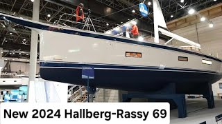 6000000€ New 2024 Sailing boat HallbergRassy 69 [upl. by Sissy]