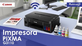 Impresora multifuncional WiFi Canon Pixma G3110  2315C004AA [upl. by Aciras922]