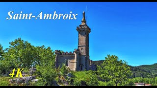 SAINTAMBROIX👀 Gard  Occitanie  Visite des villes et villages Français 4K [upl. by Nomrah]