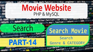 Movie Website Part 14 Search  Search Movie Category Genre Using PHP and MySQL  Techy Biro [upl. by Kalam529]