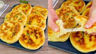 Semplice e golosissimo questo pane naan ripieno di formaggio è quello che fa per te [upl. by Ydnab249]