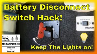 Battery Disconnect Switch Hack No More Accidental Battery Drain [upl. by Zsamot]