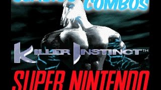 Killer Instinct snes Glacius  best combos 2015 [upl. by Mctyre]