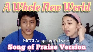 A WHOLE NEW WORLD MCGI Adaptation With Lyrics Cover by Jethro and Bernadette Morales [upl. by Ignaz]