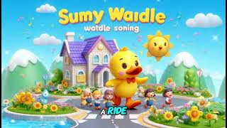 Sunny Waddle Song 2 ☀️🦢  Fun Waddling Adventure for Kids  Nursery Rhymequot [upl. by Teodoro]