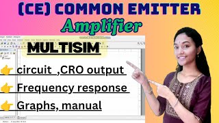 common emitter ce amplifier using multisim [upl. by Salina]