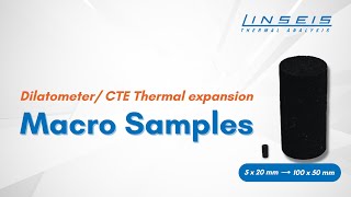 MacroDilatometer  thermal expansion of large samples [upl. by Mayfield806]