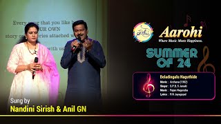 Beladingalu Naguthide  Cover Song By Nandini Sirish amp Anil GN  Aarohi Bangalore [upl. by Enos]