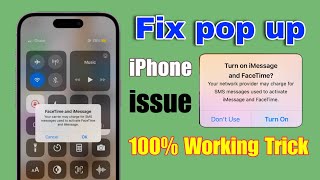 facetime and imessage notification problem solve  turn on imessage and facetime pop up iphone [upl. by Philly]