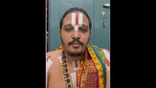 Upanyasam in Tamil by Sri U Ve Dehalisha Ramanujachariar swami [upl. by Raila312]