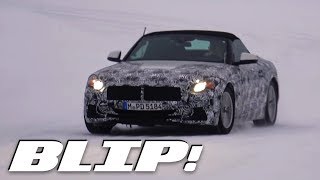 Here’s The New BMW Z5Toyota Supra Playing In The Snow [upl. by Philps]