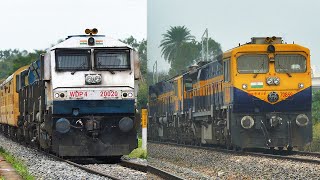 ENCHANTING EMD Trains  WDP 4 WDG 4D WDP 4D and many more  Indian Railways [upl. by Yrekaz]