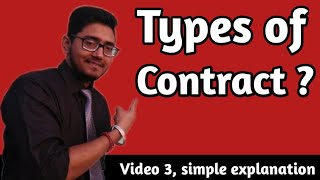 what are the types of contract valid contract void contract voidable contractUGCNETLAW [upl. by Nnaik]