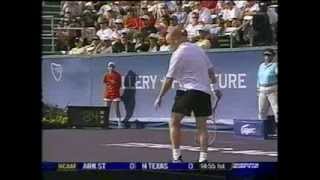 Schuttler vs Agassi Masters Cup 2003 [upl. by Bred]