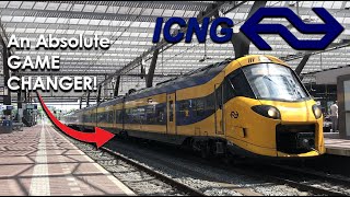 The NEW FACE of NS Intercity Services  The Dutch Railways INCREDIBLE ICNG [upl. by Ssidnac]