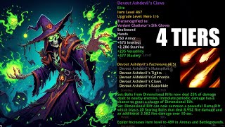 DESTRUCTION WARLOCK 4 TIER SETS BLAST Review In Solo Shuffles  Commentary PvP  BuaLock 102 [upl. by Lorene]