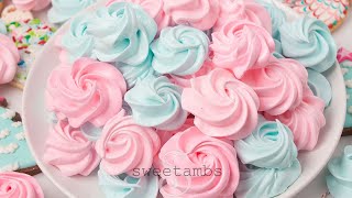 How To Make Meringue Cookies  Recipe [upl. by Rabah]