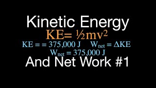 Energy Work amp Power 2 of 31 Kinetic Energy Example No 1 [upl. by Einnor]