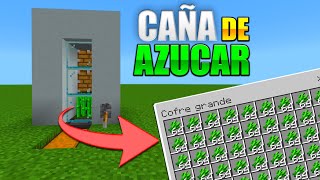 👉NUEVA GRANJA de CAÑA de AZUCAR BEDROCK 119  Minecraft PE  GRANJA Minecraft BEDROCK 119 [upl. by Adlog82]