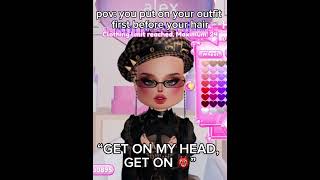 “get on my head 🙂” dresstoimpress dti roblox meme fyp shorts [upl. by Etteroma895]