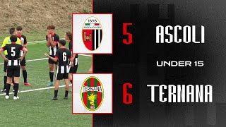 Highlights Under 15  AscoliTernana 56  Ascoli Calcio [upl. by Drawyeh]