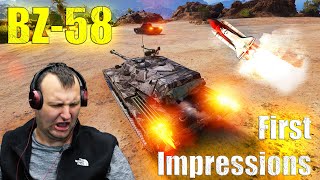 My First Impressions on the NEW BZ58  World of Tanks [upl. by Bohlen]