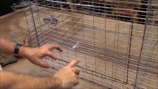 How to Make a Double ChickenRabbit Cage [upl. by Malim]