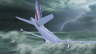 Tragedy in the Skies Air France Flight 447 Animation  With CVR Transcript [upl. by Lull]