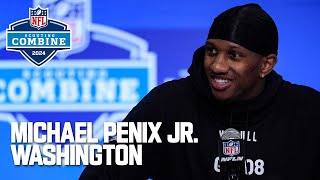 Michael Penix Jrs FULL 2024 NFL Scouting Combine On Field Workout [upl. by Felicia]