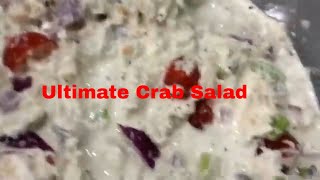 How To Make Crab Salad Recipe  Seafood Salad By Bettyes Cooking Channel  Homemade Salad  Crab [upl. by Shuman]