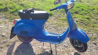 Vespa Douglas 50 SPECIAL 1979 running sounds lovely [upl. by Anizor]