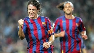 Carles Puyols 18 goals for FC Barcelona [upl. by Krenek74]