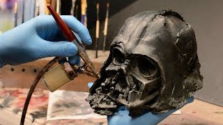 Sculpting Darth Vaders Skull [upl. by Vachil541]