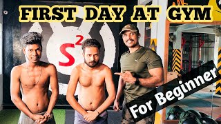 First Day at Gym  Full Workout for Beginners  RD Fitness Unlimited  Tamil [upl. by Lugo]