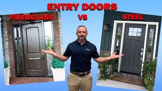 Entry Doors Fiberglass VS Steel [upl. by Wight551]