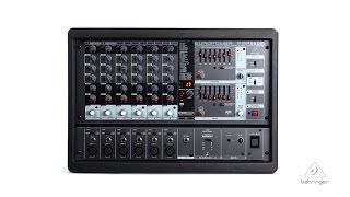 EUROPOWER PMP560M 500Watt 6Channel Powered Mixer [upl. by Arodnahs]