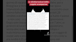 Le dichiarazioni dell coppia scomparsa a Caserta cronaca perte attualità news [upl. by Halas]