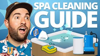 How To CLEAN Your HOT TUB Beginners Guide  Swim University [upl. by Drarig]