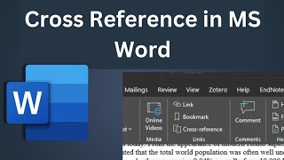 How do you add a cross reference in ms WordHow to make cross reference in Microsoft word [upl. by Zerdna]