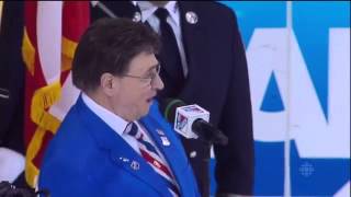 John Amirante Sings National Anthem Final Performance At Madison Square Garden HD [upl. by Eppillihp621]