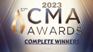 CMA Awards 2023 All Winners [upl. by Adler]