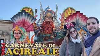 Sono andato al CARNEVALE PIU BELLO DI SICILIA  Acireale 2024  vlog [upl. by Nwahsav340]