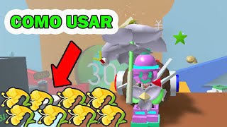 Como usar os Honeysuckles no Bee Swarm Simulator Roblox  FittiGames [upl. by Ardeahp]